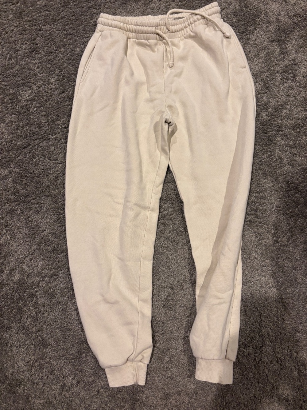 Zara cream sweatpants